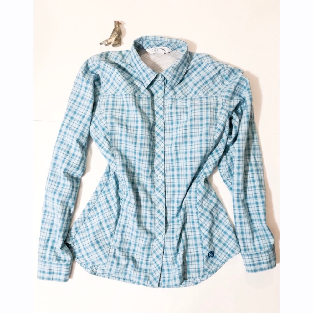 Gander Mountain outdoor hiking plaid long sleeve